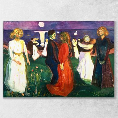 The Dance Of Life Edvard Munch, em21 canvas print