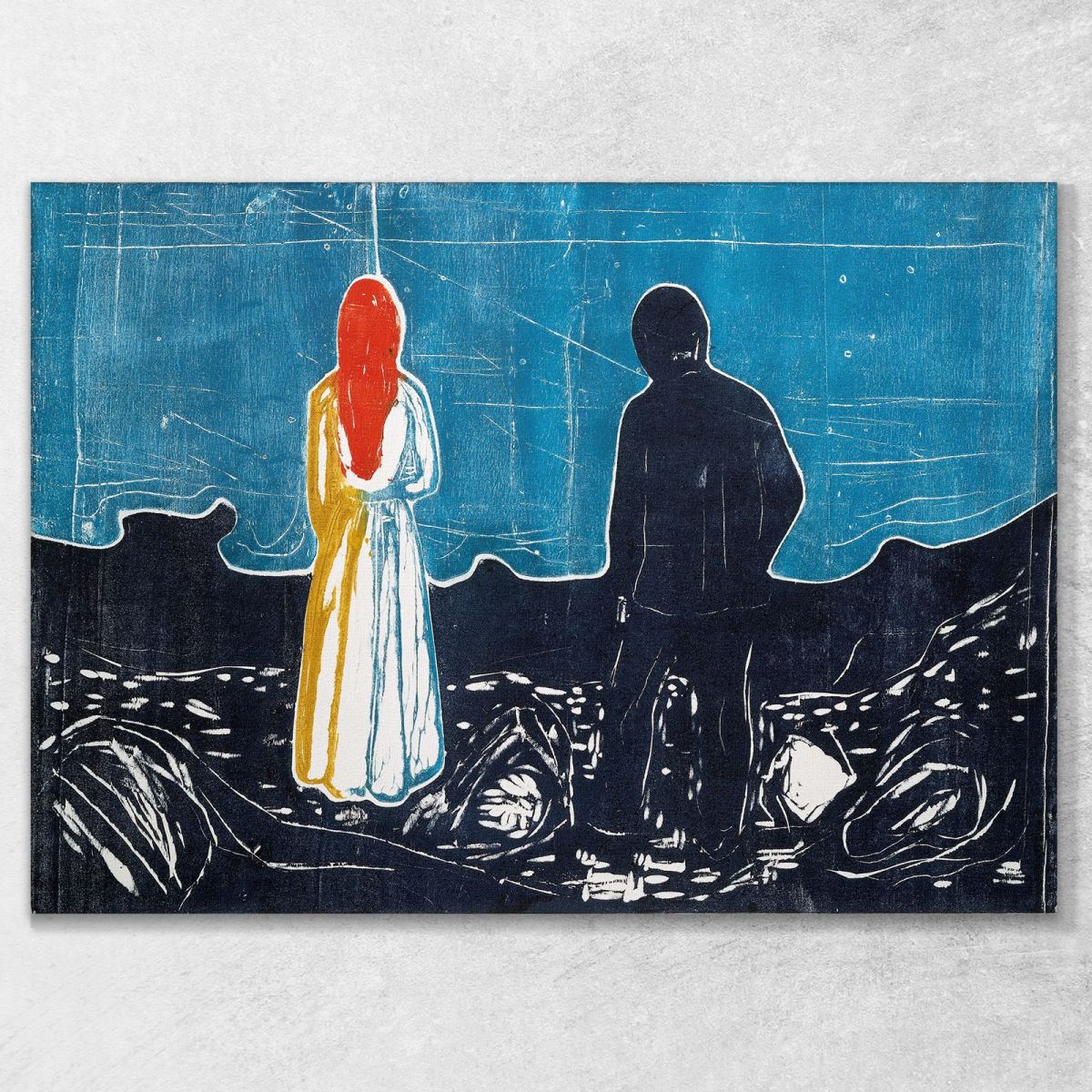 Loneliness Edvard Munch canvas print