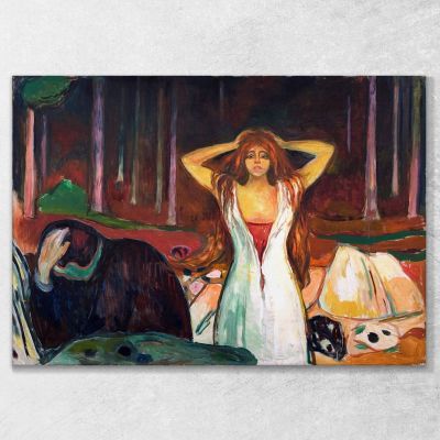Polvere Edvard Munch, em24 quadro stampa su tela