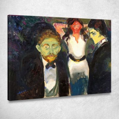 Gelosia Edvard Munch em26 quadro stampa su tela