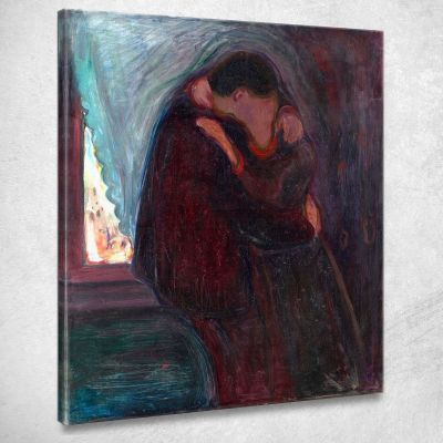 Il Bacio Edvard Munch em30 quadro stampa su tela Il Bacio Edvard Munch em30 quadro stampa su tela