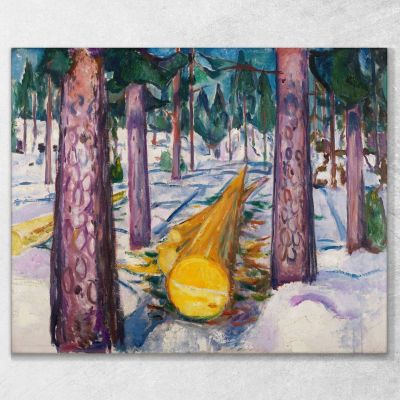 Der Wald Edvard Munch, em31 drucken auf leinwand