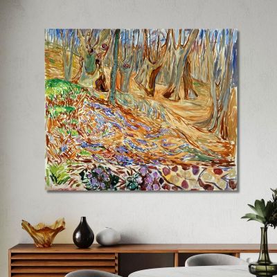 Dentro La Foresta Edvard Munch em32 quadro stampa su tela Dentro La Foresta Edvard Munch em32 quadro stampa su tela