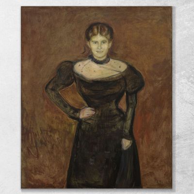 Aase Nørregaard Edvard Munch em40 quadro stampa su tela