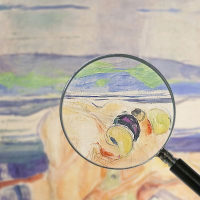 Alma Mater Esplorando I Bambini Edvard Munch em46 quadro stampa su tela