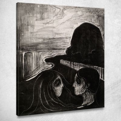 Attrazione I Edvard Munch em55 quadro stampa su tela Attrazione I Edvard Munch em55 quadro stampa su tela