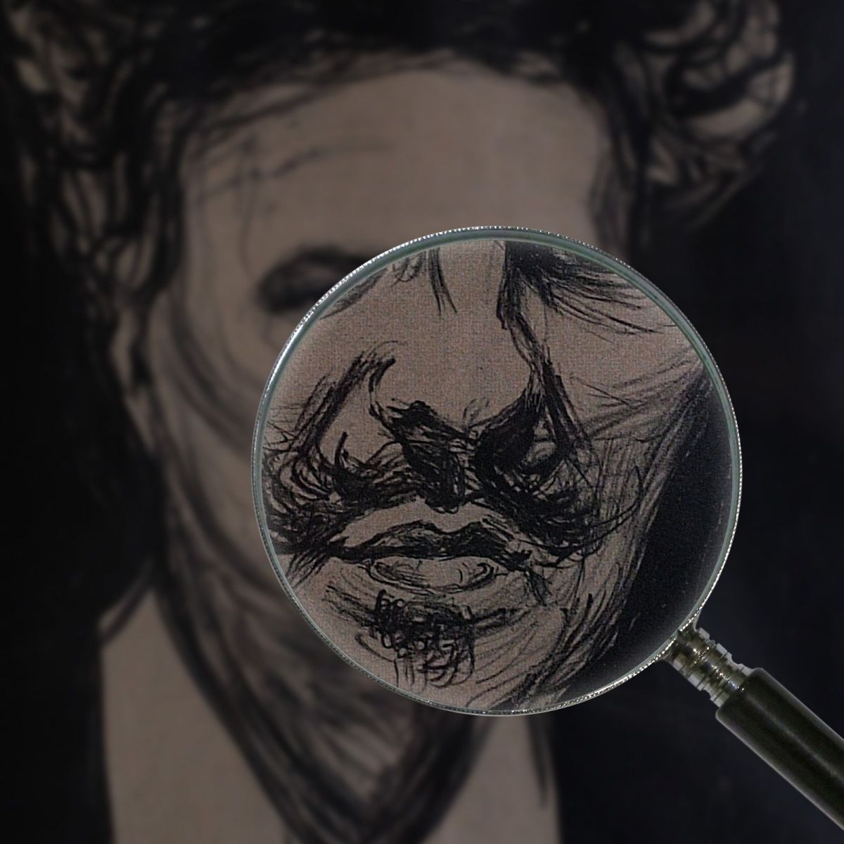 Agosto Strindberg Edvard Munch em56 quadro stampa su tela