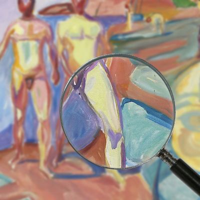Uomini Al Bagno 2 Edvard Munch em61 quadro stampa su tela Uomini Al Bagno 2 Edvard Munch em61 quadro stampa su tela