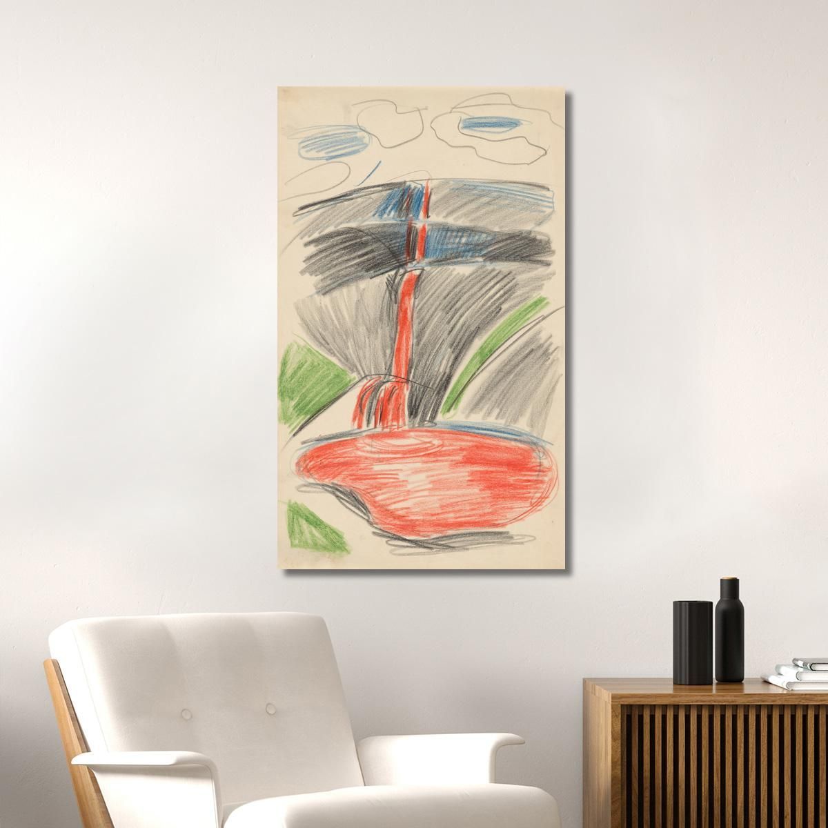 Cascata Di Sangue Edvard Munch em79 quadro stampa su tela