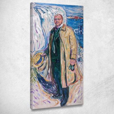 Christian Gierlöff Autore Edvard Munch em81 quadro stampa su tela