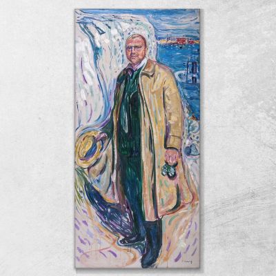 Christian Gierlöff Autor Edvard Munch, em81 cuadro en lienzo