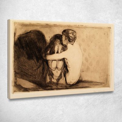Consolazione Edvard Munch em84 quadro stampa su tela