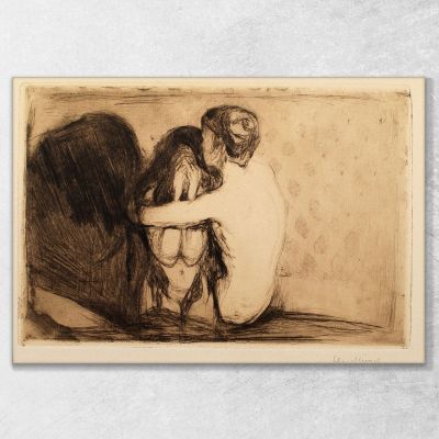 Consolazione Edvard Munch em84 quadro stampa su tela