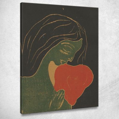 Il Cuore Edvard Munch em86 quadro stampa su tela
