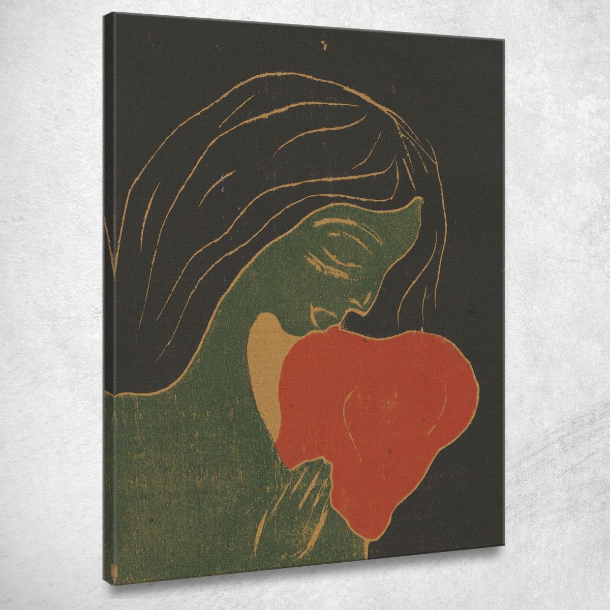 Il Cuore Edvard Munch em86 quadro stampa su tela Il Cuore Edvard Munch em86 quadro stampa su tela