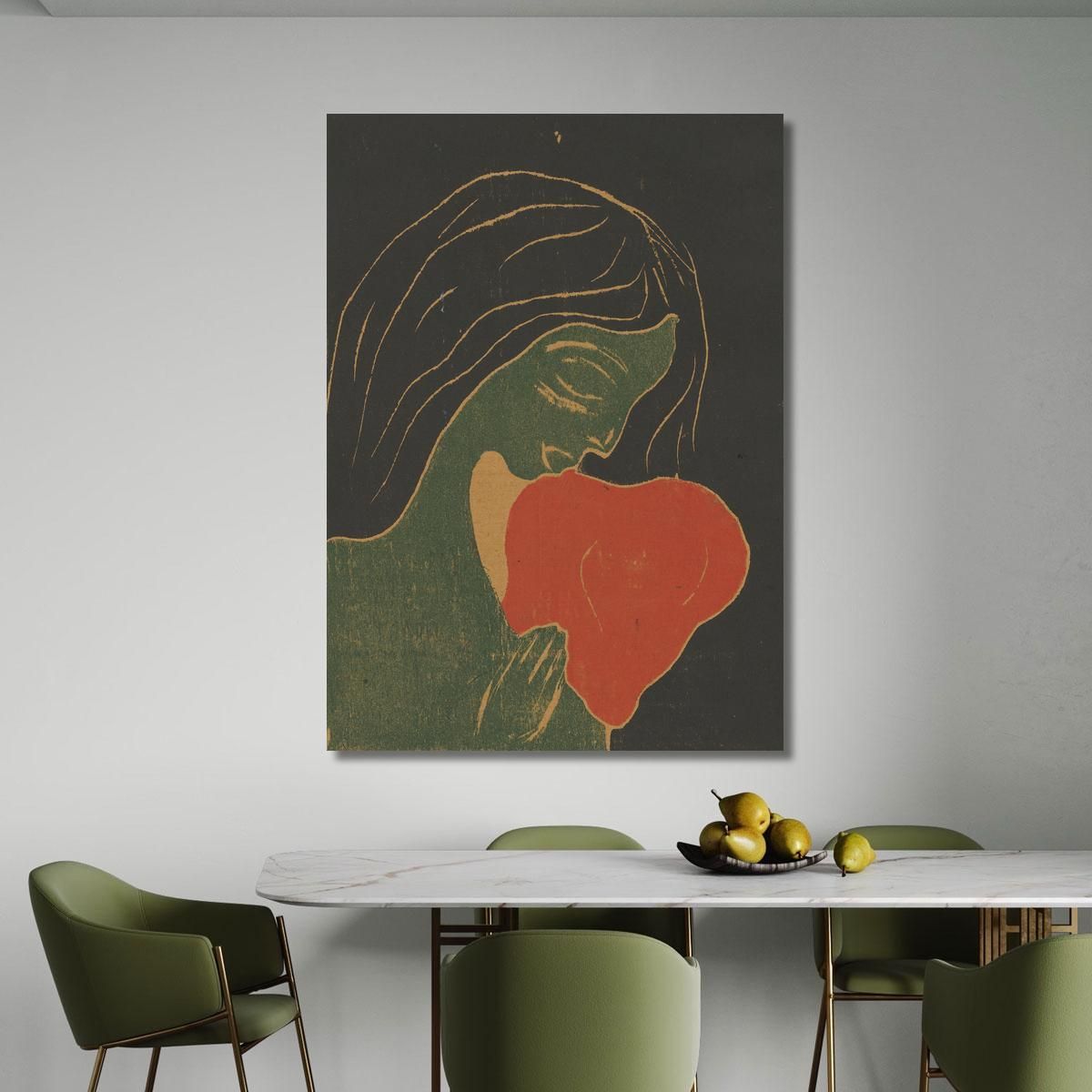 Il Cuore Edvard Munch em86 quadro stampa su tela