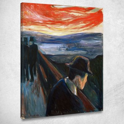 Disperazione 2 Edvard Munch em93 quadro stampa su tela