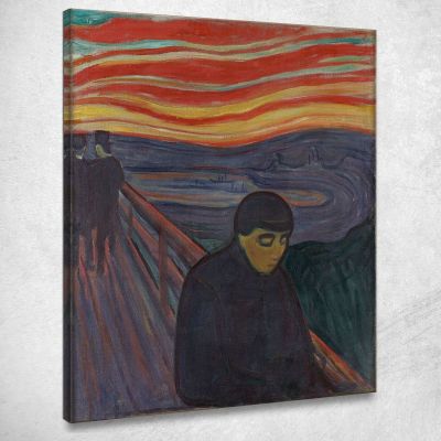 Disperazione Edvard Munch em94 quadro stampa su tela