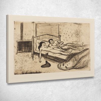 Doppio Suicidio Edvard Munch em95 quadro stampa su tela