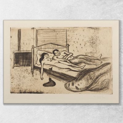 Doppio Suicidio Edvard Munch em95 quadro stampa su tela