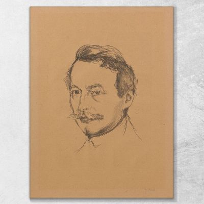 Max Linde Edvard Munch, em97 drucken auf leinwand