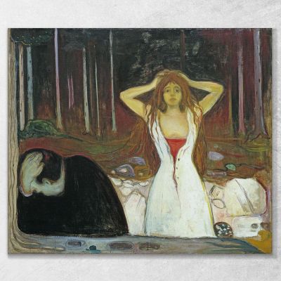 Cendres 1895 Edvard Munch, em101 tableau impression sur toile