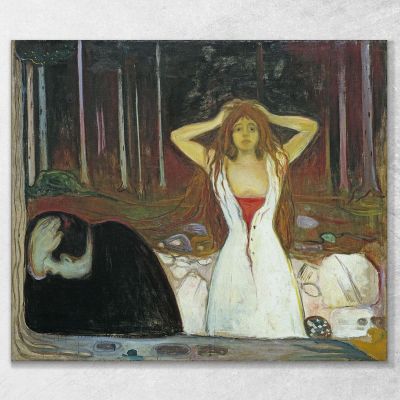 Ceneri 1895 Edvard Munch em101 quadro stampa su tela