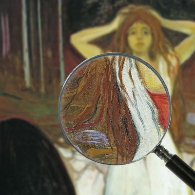 Ceneri 1895 Edvard Munch em101 quadro stampa su tela