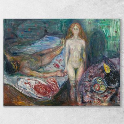 La Mort De Marat 1907 Edvard Munch, em103 tableau impression sur toile