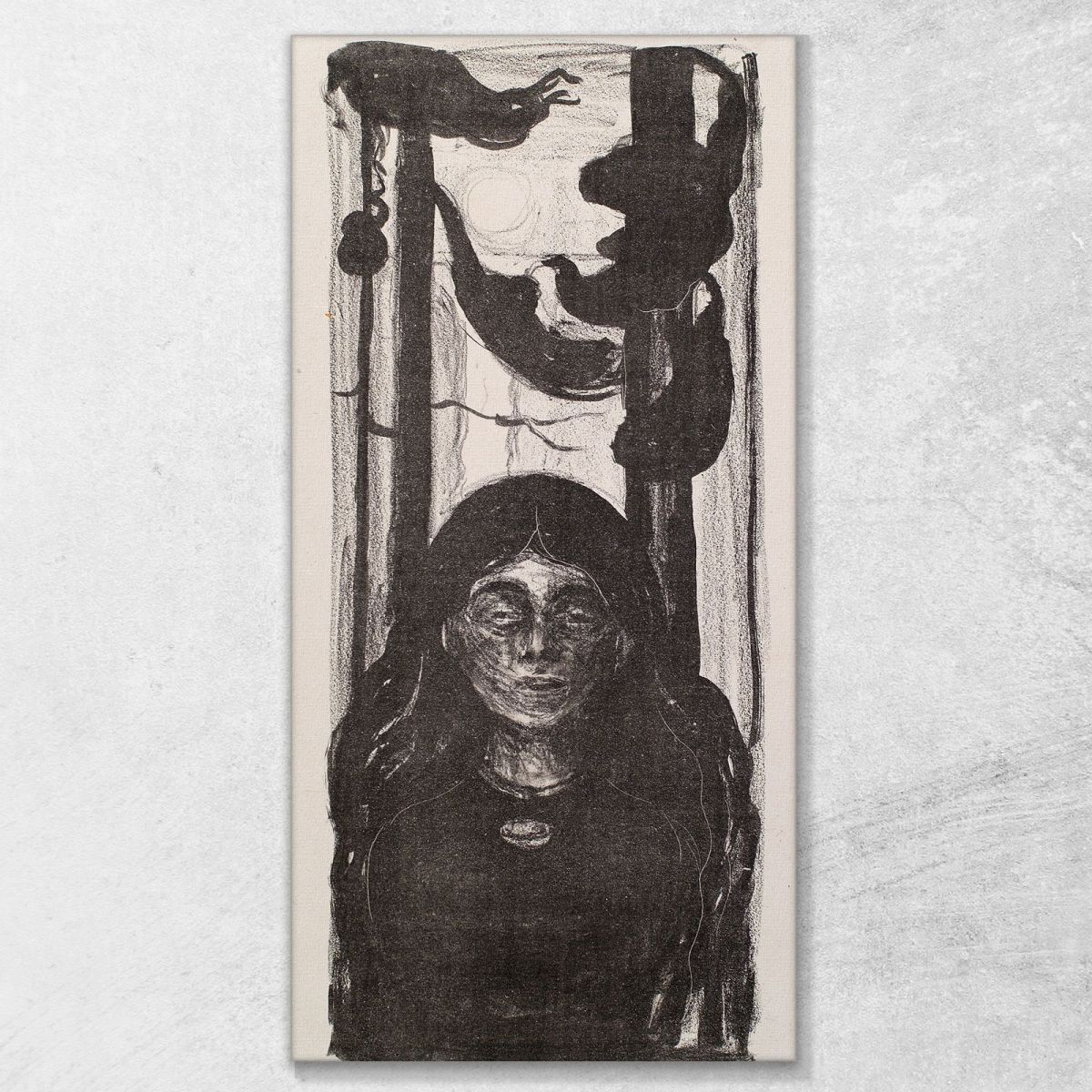 Serata La Voce Edvard Munch em110 quadro stampa su tela