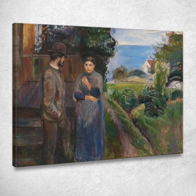 Passione Serale Edvard Munch em111 quadro stampa su tela