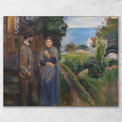 Passione Serale Edvard Munch em111 quadro stampa su tela