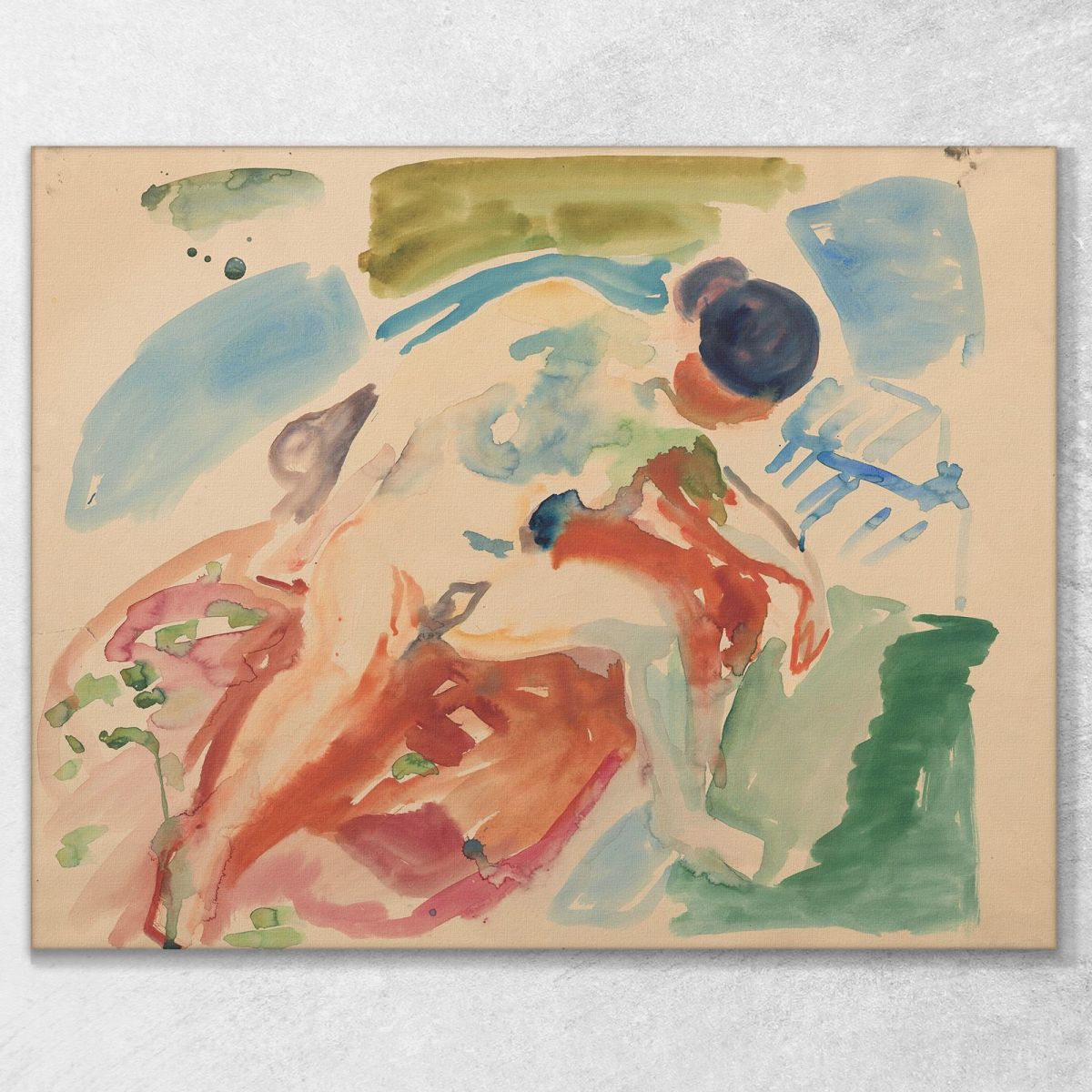 Nudo Femminile Edvard Munch em114 quadro stampa su tela