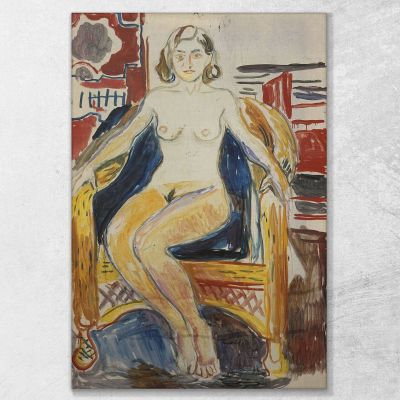 Ragazza Del Nordland Edvard Munch em129 quadro stampa su tela