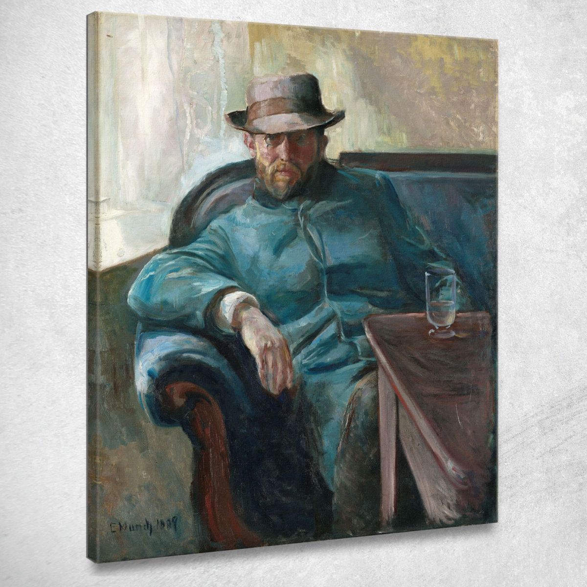 Il Suo Cacciatore Edvard Munch em133 quadro stampa su tela Il Suo Cacciatore Edvard Munch em133 quadro stampa su tela
