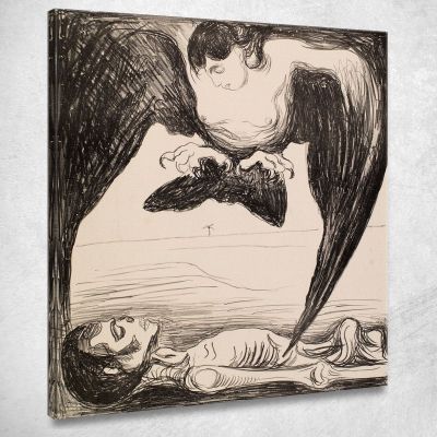 Arpia Edvard Munch em134 quadro stampa su tela