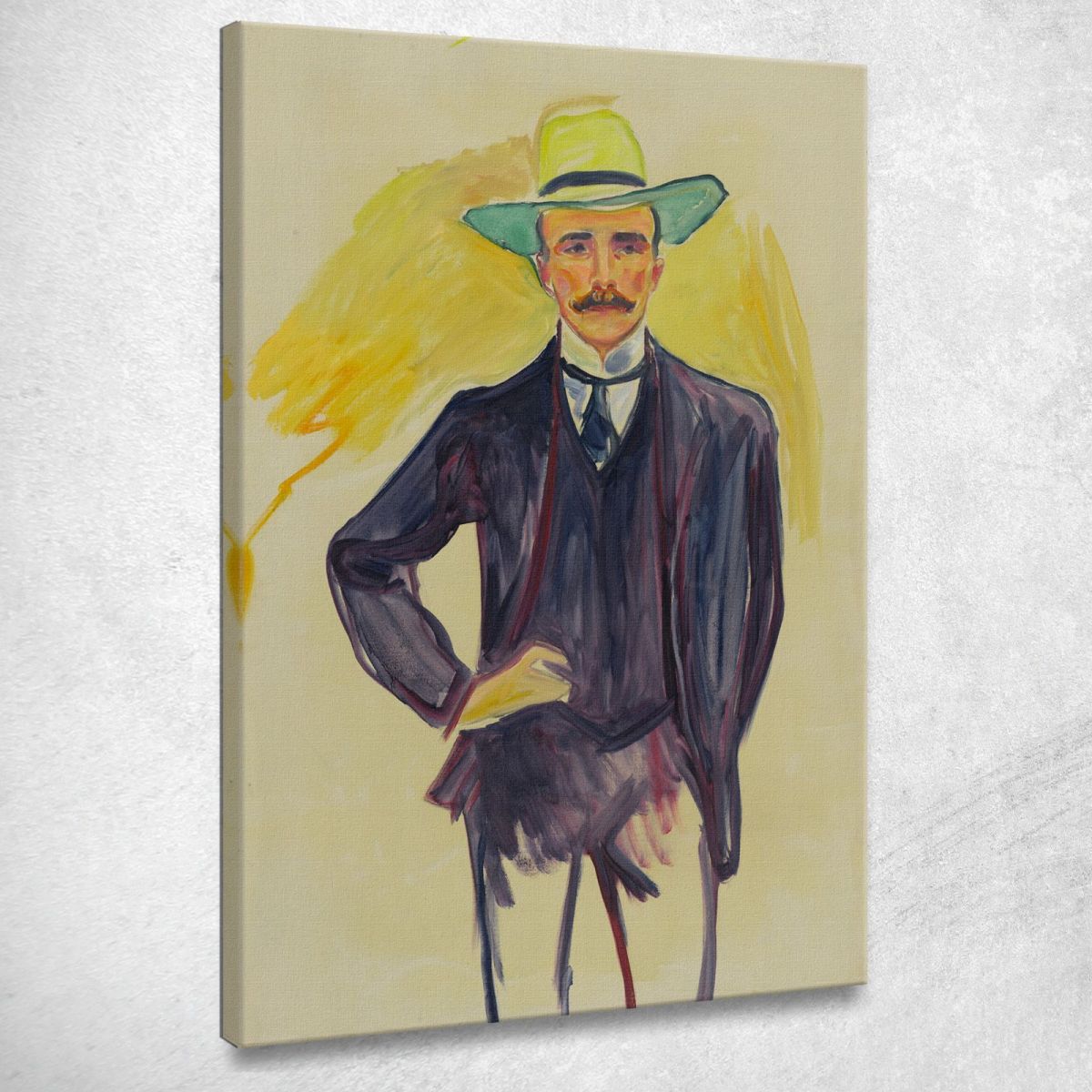 Harry Conte Kessler Edvard Munch em135 quadro stampa su tela Harry Conte Kessler Edvard Munch em135 quadro stampa su tela