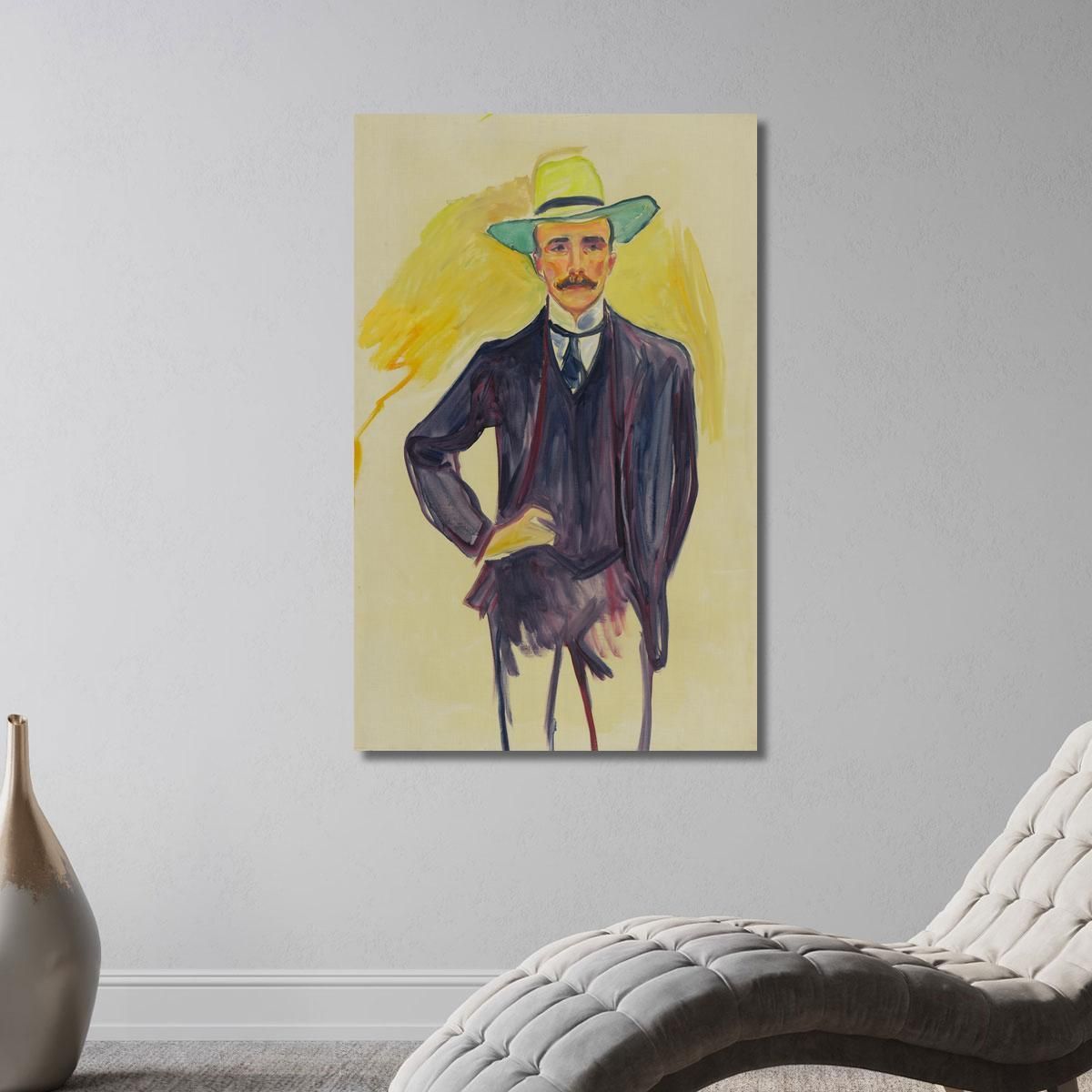 Harry Conte Kessler Edvard Munch em135 quadro stampa su tela