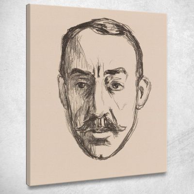 Henry Van De Velde Edvard Munch em139 quadro stampa su tela