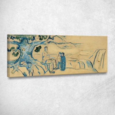 Storia Edvard Munch em141 quadro stampa su tela