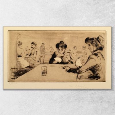 Giocatrice Di Carte Hopfenblüte Edvard Munch, em143 quadro stampa su tela