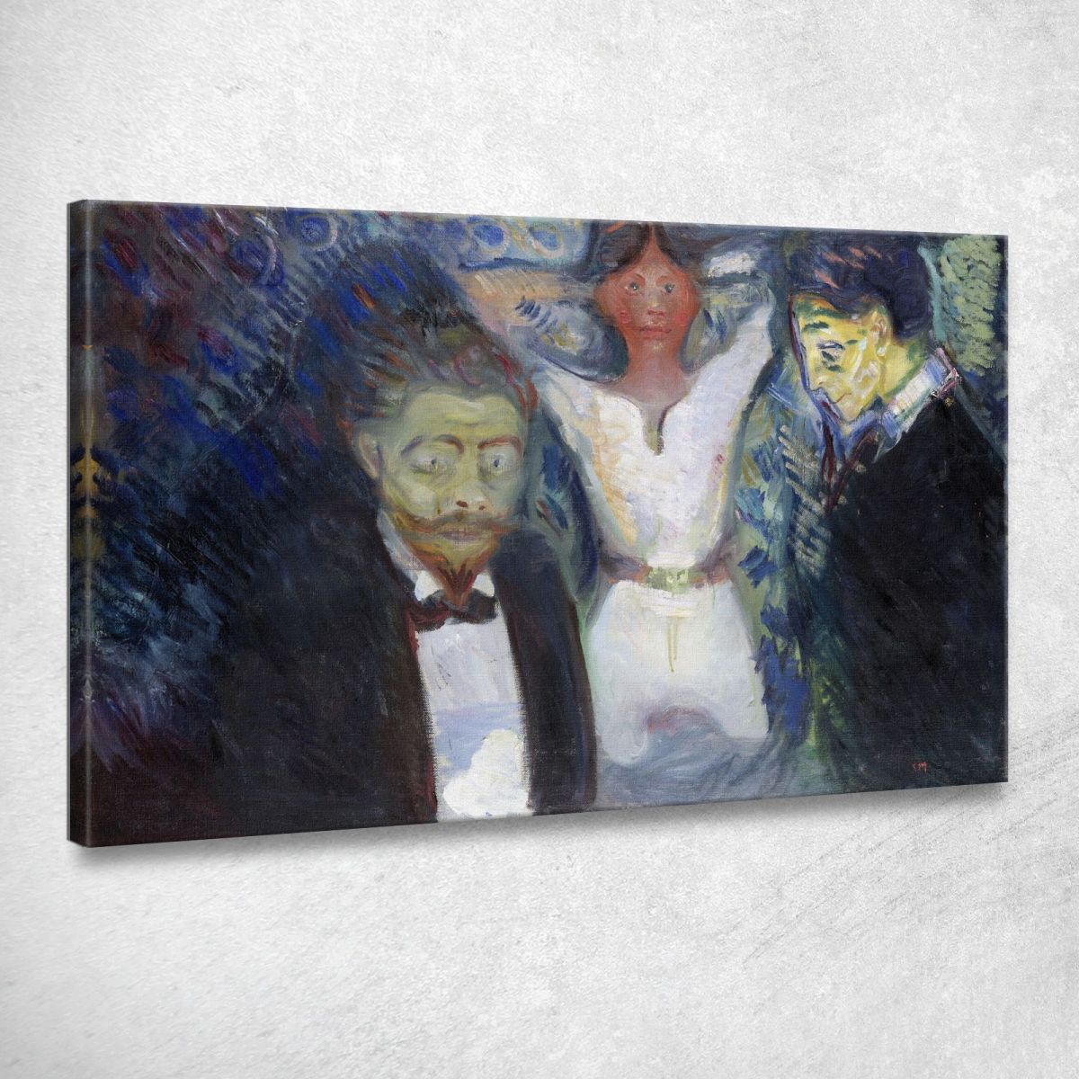 Gelosia Edvard Munch em154 quadro stampa su tela Gelosia Edvard Munch em154 quadro stampa su tela