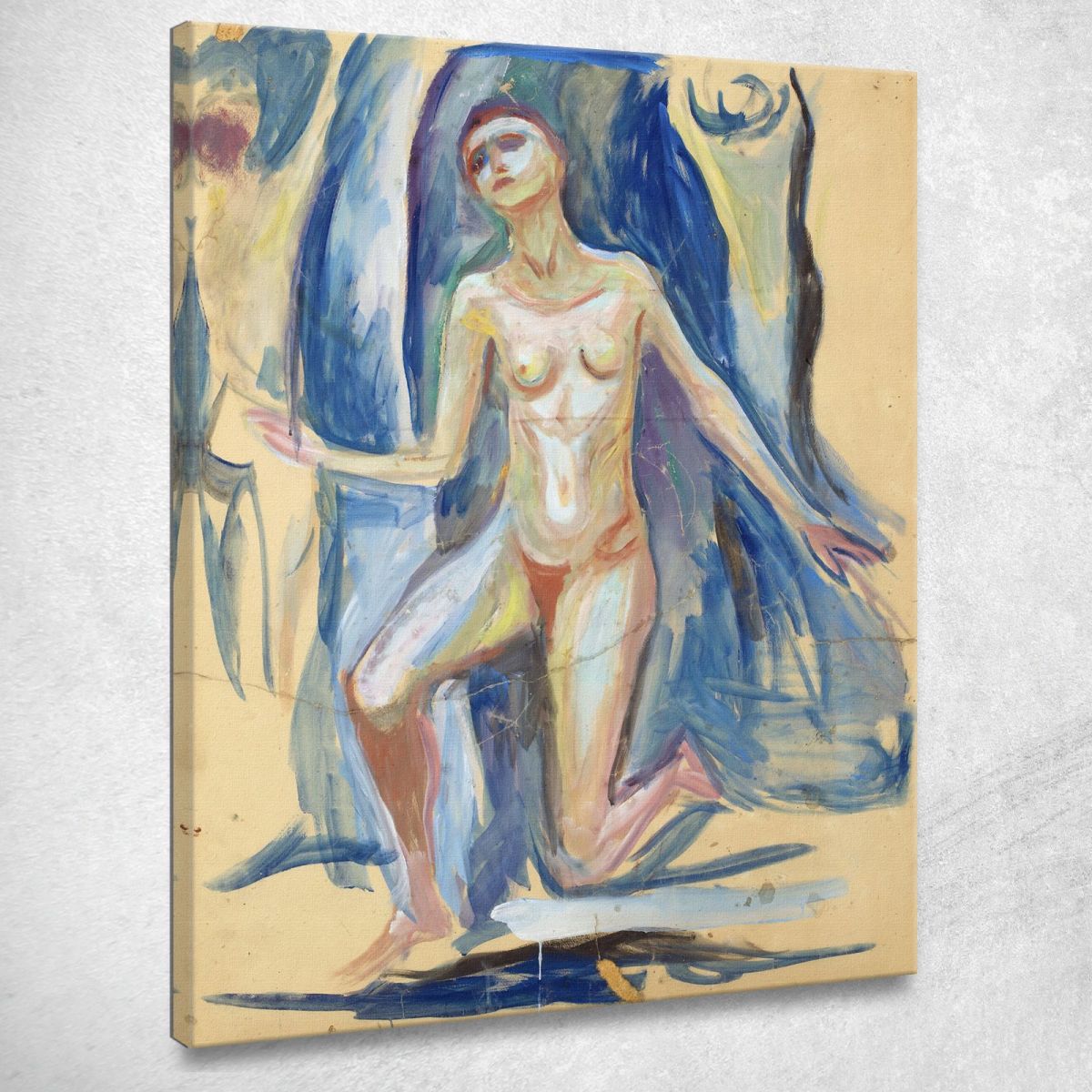 Figura Femminile Inginocchiata Edvard Munch em160 quadro stampa su tela Figura Femminile Inginocchiata Edvard Munch em160 quadro stampa su tela