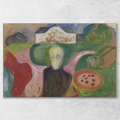 Proprietario Terriero Nel Parco Edvard Munch em173 quadro stampa su tela