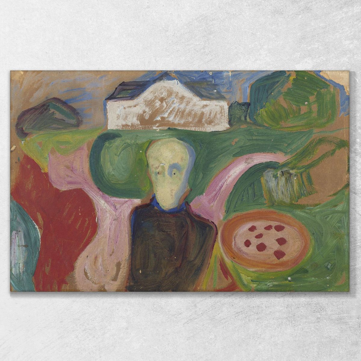 Proprietario Terriero Nel Parco Edvard Munch em173 quadro stampa su tela