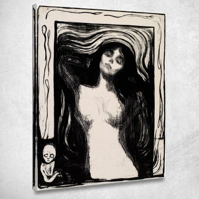 Madonna 3 Edvard Munch em180 quadro stampa su tela