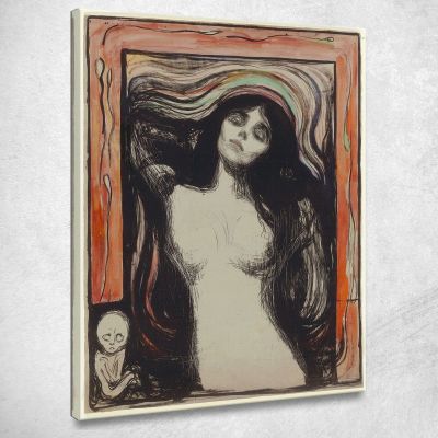 Madonna Edvard Munch em182 quadro stampa su tela