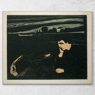 Mélancolie Iii 1902 Edvard Munch, em193 tableau impression sur toile
