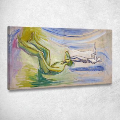 Uomini Che Si Rivolgono Verso Il Sole Edvard Munch em199 quadro stampa su tela