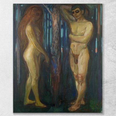 Metabolismo Edvard Munch em201 quadro stampa su tela